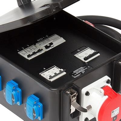 solid rubber distribution box|distro direct distribution box.